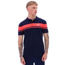 Young Line Sergio Tacchini Stripe Polo Shirt MB/D