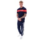 Young Line Sergio Tacchini Stripe Polo Shirt MB/D