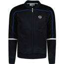 sergio tacchini mens amiscora contrast piping detail zip track top night sky