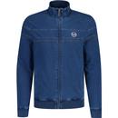 Sergio Tacchini Damarindo Denim Track Jacket in Denim Blue STM12151 255