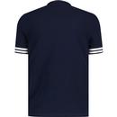 Iceberg Sergio Tacchini Stripe Cuff Tee Maritime