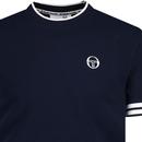 Iceberg Sergio Tacchini Stripe Cuff Tee Maritime