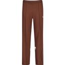 sergio tacchini womens miss tomme retro decorative front seam track pants cappuccino brown