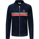 Sergio Tacchini Spencer Velour Stripe Tracksuit N