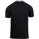 SKA & SOUL Men's Mod Checkerboard Trim T-Shirt B