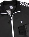 SKA & SOUL Retro Checkerboard Sleeve Track Jacket