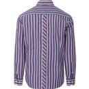 SKA & SOUL Mod Spearpoint Stripe Button Down Shirt