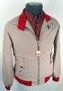 Baracuta G9 - Vintage Fit Micro Check Jacket (Red)