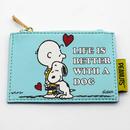 Peanuts Snoopy Charlie Brown Life is Better with a Dog Cardholder Wallet