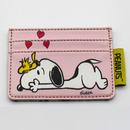 Peanuts Snoopy Love Cardholder Wallet in pink
