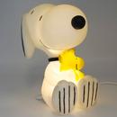 Snoopy & Woodstock Sitting Retro 70s LED Rechargeable Lamp Light