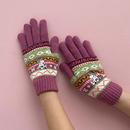 Moomin Retro 70s Snorkmaiden Fair Isle Gloves 