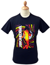 Psychedelia STOMP Retro 60s Mod Sunburst T-Shirt