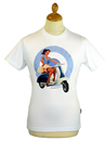 Going Places STOMP Scooter Pin Up Mod Target Tee