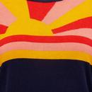 Rita SUGARHILL Retro Sunbeams Sunset Knit Jumper