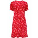 Sugarhill Brighton Amoret Star Meadow Dress in Red
