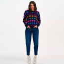 Annalee Sugarhill Large Star Repeat Retro Jumper 