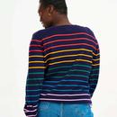 Binkie SUGARHILL Retro Rainbow Stripes Jumper