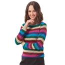 Alex SUGARHILL BRIGHTON 80s Rainbow Lurex Sweater