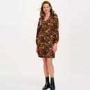 Floriane Sugarhill Toned Jungle Mini Jersey Dress 