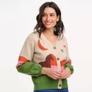 Adrian Sugarhill Desert Cowgirl V-neck Cardigan O