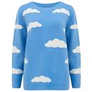 Aliana SUGARHILL Retro Fluffy Clouds Jumper