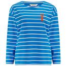 Sugarhill Brigton Billie Breton Top in Lobster French Blue T0886