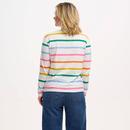 Brunswick Sugarhill Rainbow Stripe Jersey Top (OW)