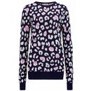 Callie SUGARHILL BRIGHTON Heart Leopard Sweater N