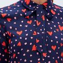 Catrina SUGARHILL BRIGHTON Heart Leopard Shirt
