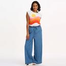 Chrissy Sugarhill Sunset Waves Relaxed Tank Tee OW