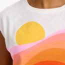 Chrissy Sugarhill Sunset Waves Relaxed Tank Tee OW