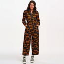 Gertie Sugarhill Large Leopards Cropped Jumpsuit 