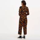 Gertie Sugarhill Large Leopards Cropped Jumpsuit 