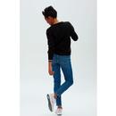 Jennifer SUGARHILL Dinosaur Button Cardigan -Black