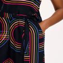 Lamiah Sugarhill Retro Racer Sleeveless Jumpsuit 