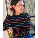 Madeline Sugarhill Retro Rainbow Stripes Jumper B