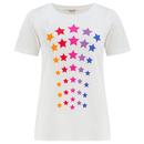 Sugarhill Brighton Maggie Star Firework Print T-Shirt in White