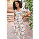 Maryjane Sugarhill Tropical Hummingbird Midi Dress
