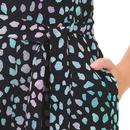 Millie SUGARHILL Painterly Dot Culotte Jumpsuit