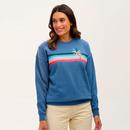 Noah SUGARHILL BRIGHTON Rainbow Palm Tree Sweater