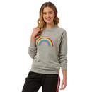 Laurie SUGARHILL BRIGHTON Retro Rainbow Sweater
