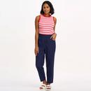 Ruth Sugarhill Retro Stripe Fitted Vest Top (P/R)