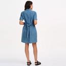 Talitha Sugarhill Retro 70s Denim Mini Shirt Dress