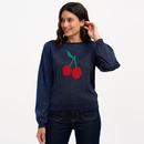 Tiff Sugarhill Brighton Cherry Good Lurex Jumper 