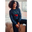 Tiff Sugarhill Brighton Cherry Good Lurex Jumper 