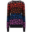 Callie SUGARHILL BRIGHTON Heart Leopard Sweater R