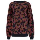 Eadie Sugarhill Relaxed Leopard Spots Sweatshirt 