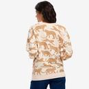 Eadie Sugarhill Relaxed Large Leopard Sweatshirt 