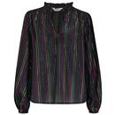 Electra Sugarhill Rainbow Stripe Shirred Top B